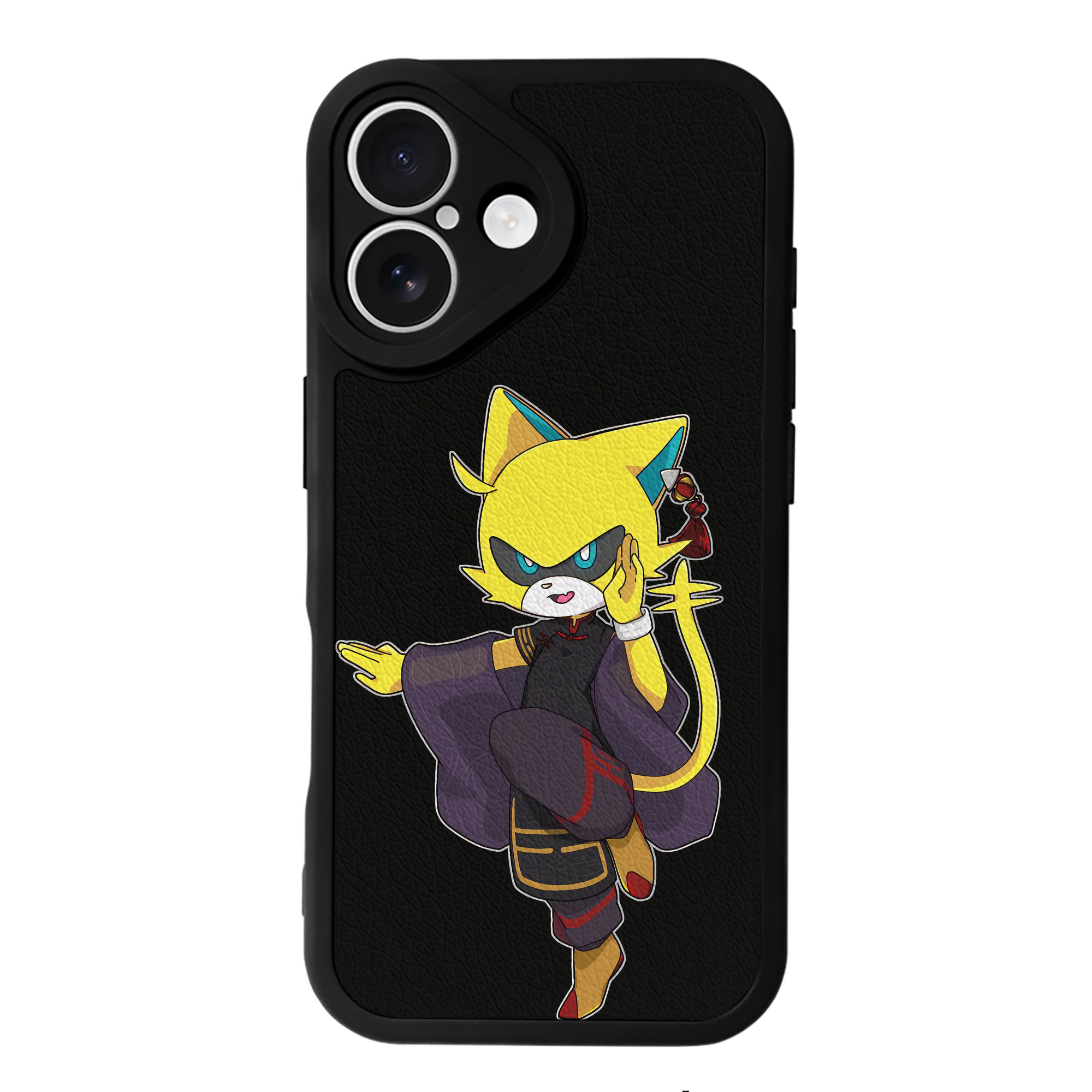 （画像用） 妖怪ウォッチ Yo-kai Watch 【iPhone 16シリーズ対応】シリコンスマホケース（レザー調） 材質：シリコン